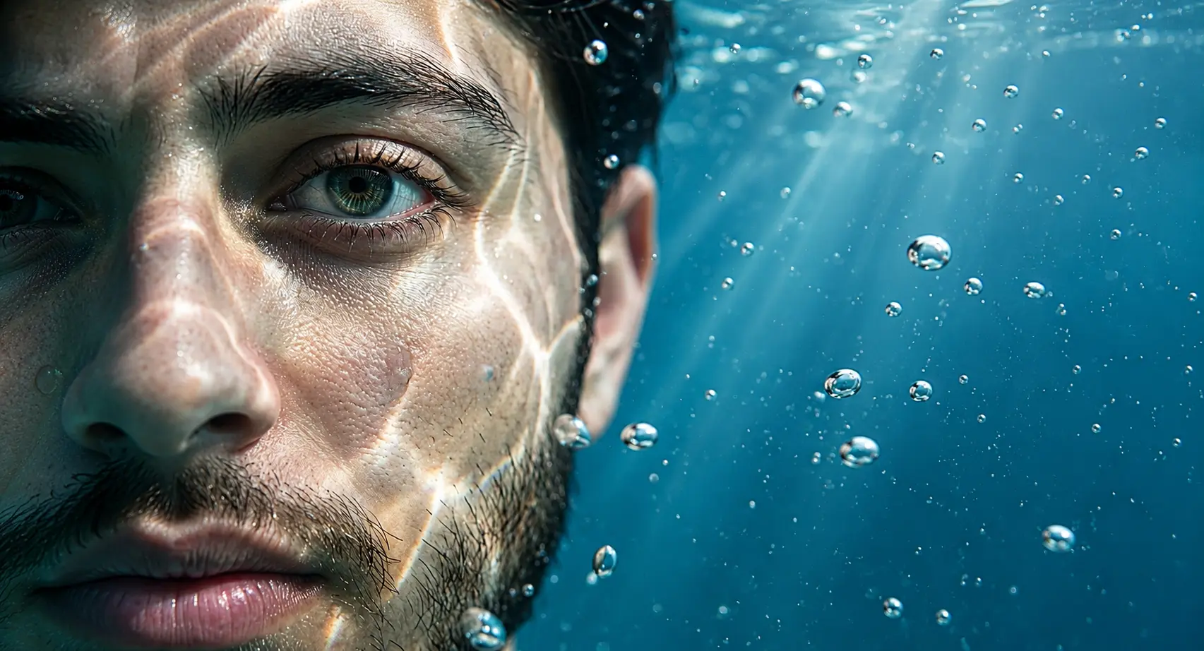Underwater Macro Face Portrait