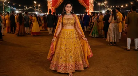 Golden Garba Glow