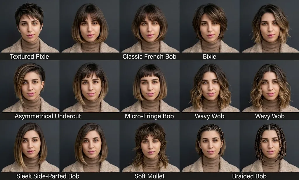 Short Hairstyles (Edgy & Low-Maintenance)